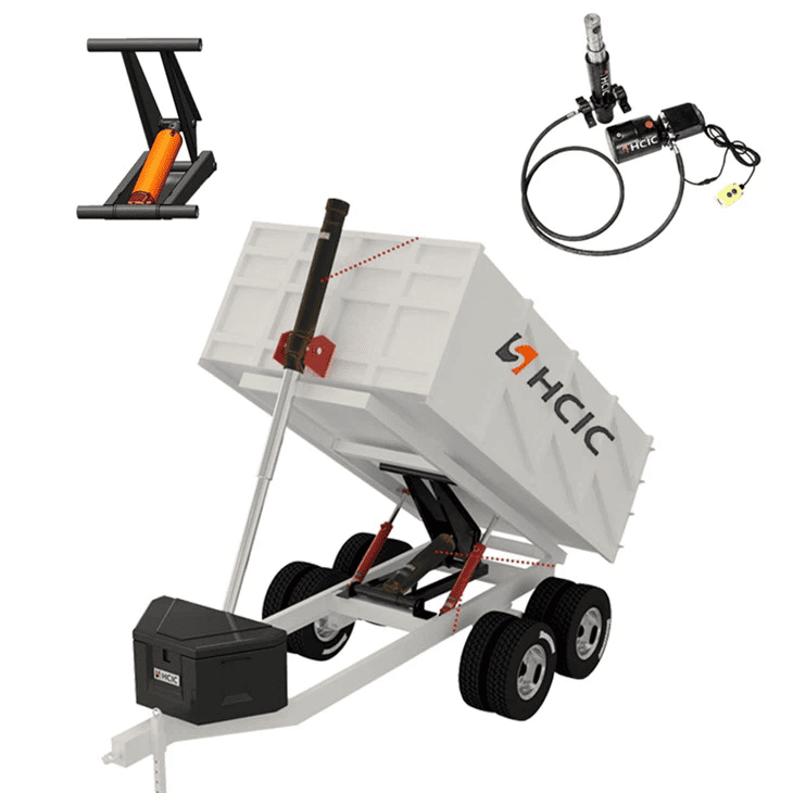 Велики тона ХСГ хидрауличног уља цилиндар високог притиска за кипер приколицу