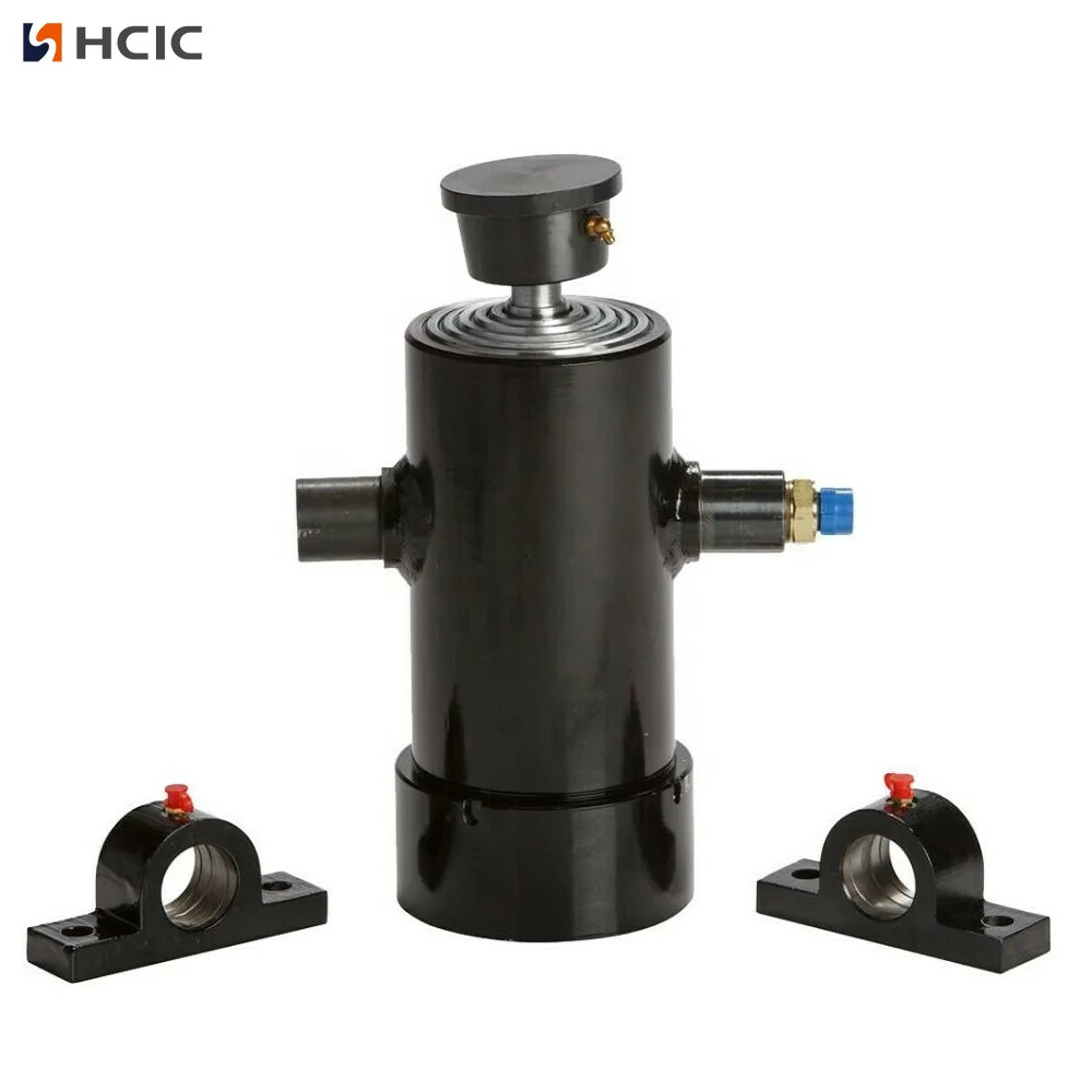 Мали телескопски хидраулични цилиндар шасије нагибне приколице